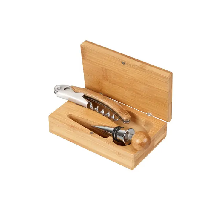 Zestaw wina Bamboo Gift narzędzia