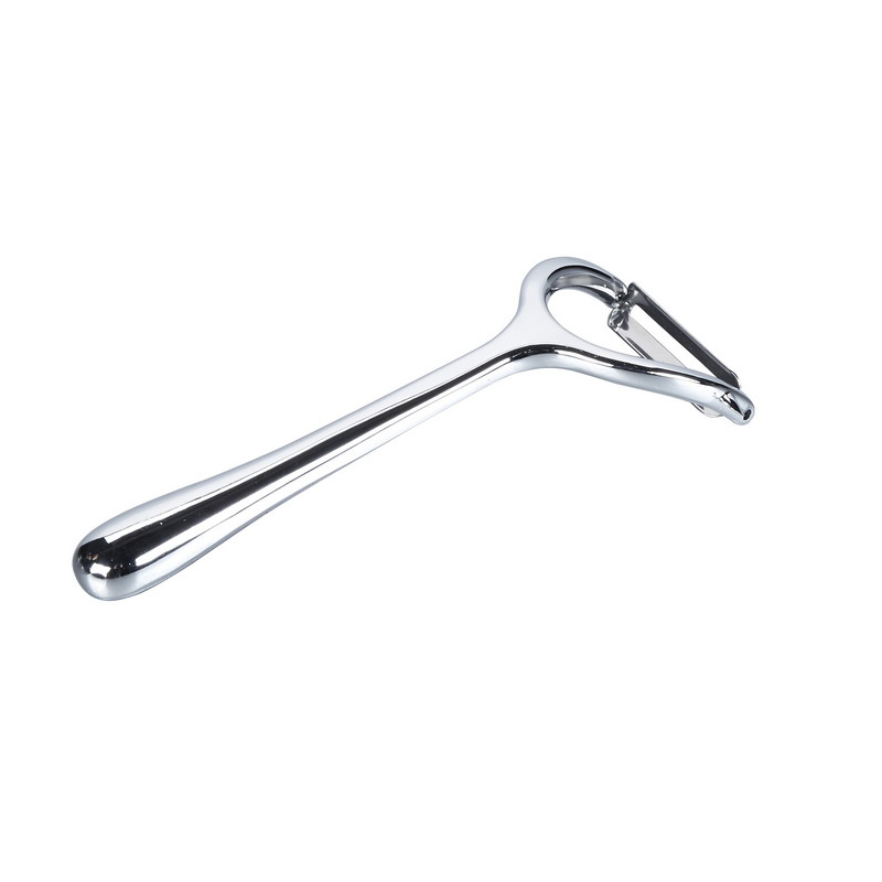 Obieraczka ze stopu cynku z dużym łukiem Ostrze ze stali nierdzewnej Obieraczka do warzyw i owoców